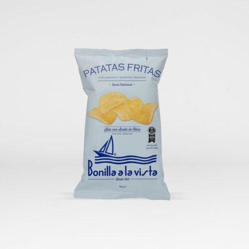 Bolsa de patatas fritas Bonilla a la vista sin sal añadida 150 g
